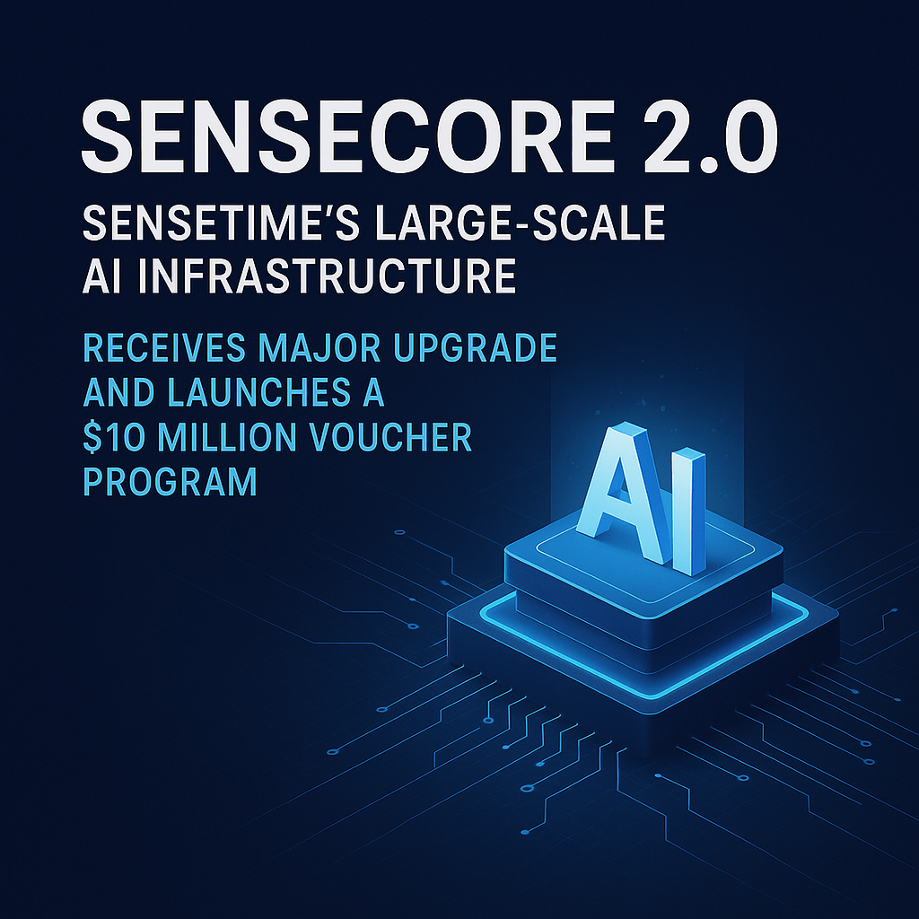SenseTime Unveils SenseCore 2.0 Upgrade and $10 Million Voucher Program to Accelerate AI&nbsp;Adoption