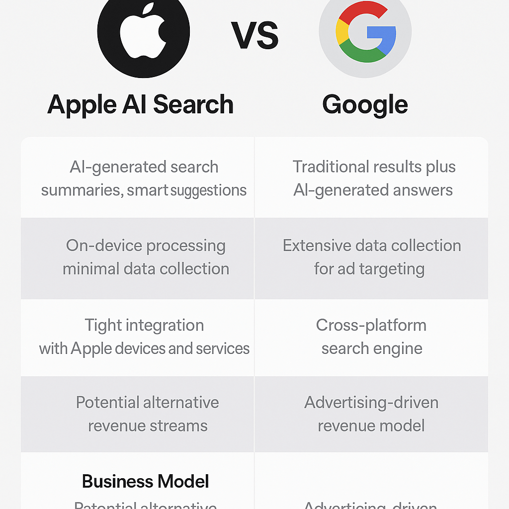 APPLE AI SEARCH 

