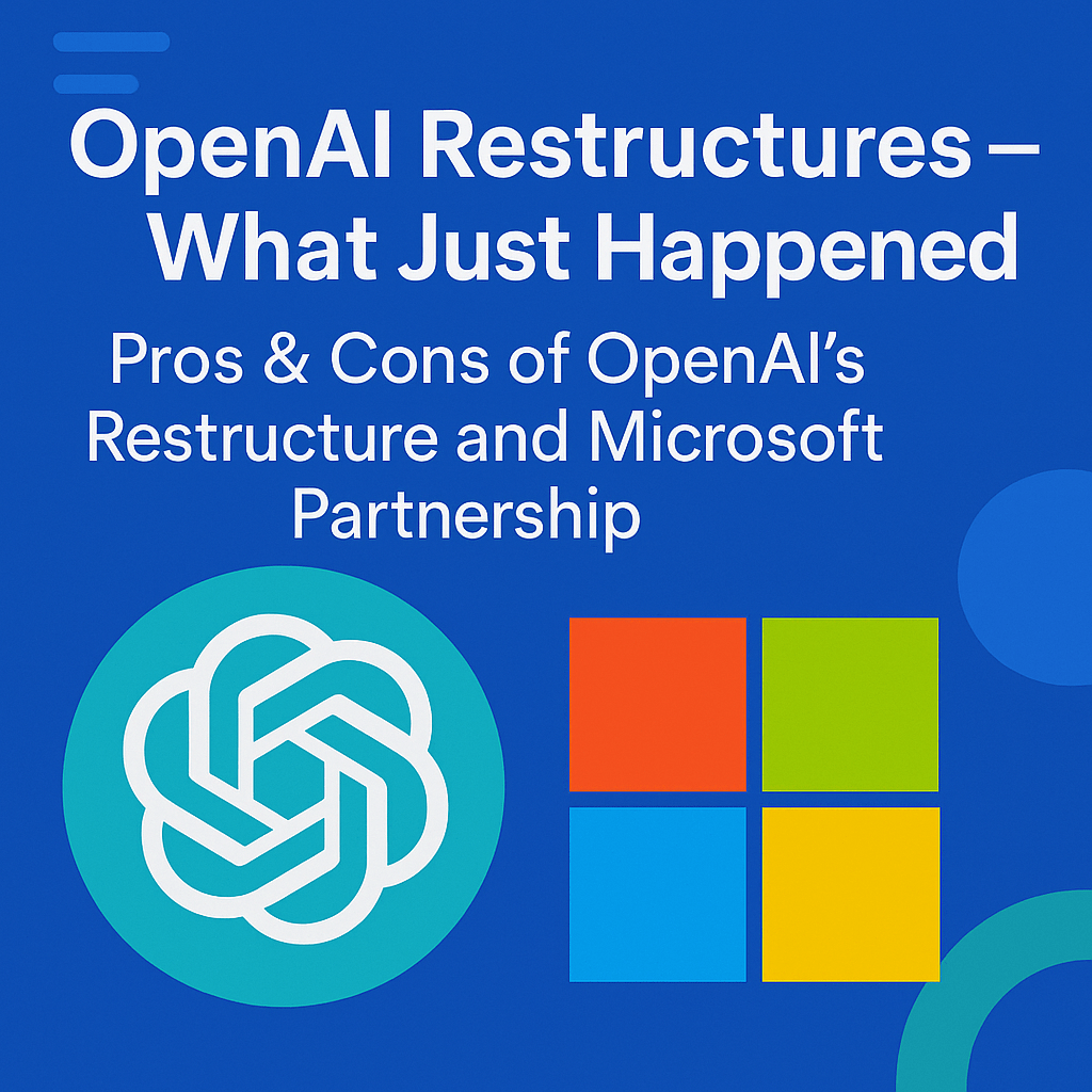 OpenAI Restructures : What Just&nbsp;Happened