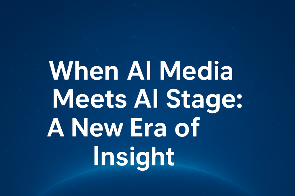 When AI Media Meets AI Stage: A New Era of&nbsp;Insight